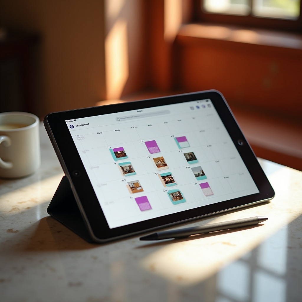 Calendario prenotazioni B&B con visualizzazione mensile e disponibilità camere